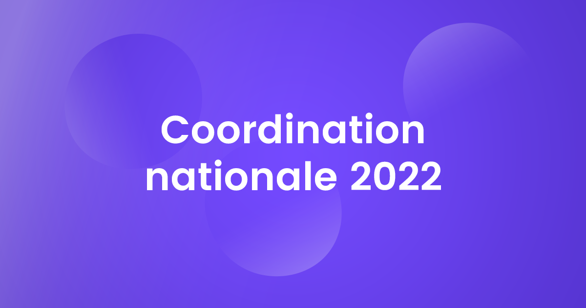 Réunion de coordination nationale 2022 “Des livres à soi”